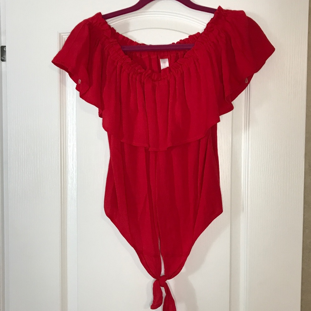 NoBo Off Shoulder Crop Top